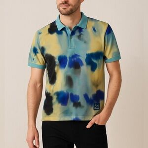 Paul Smith Tie-Dye Look Polo Shirt – Men’s Size S